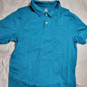 Aqua 2xl Polo Style T-shirt NWOT